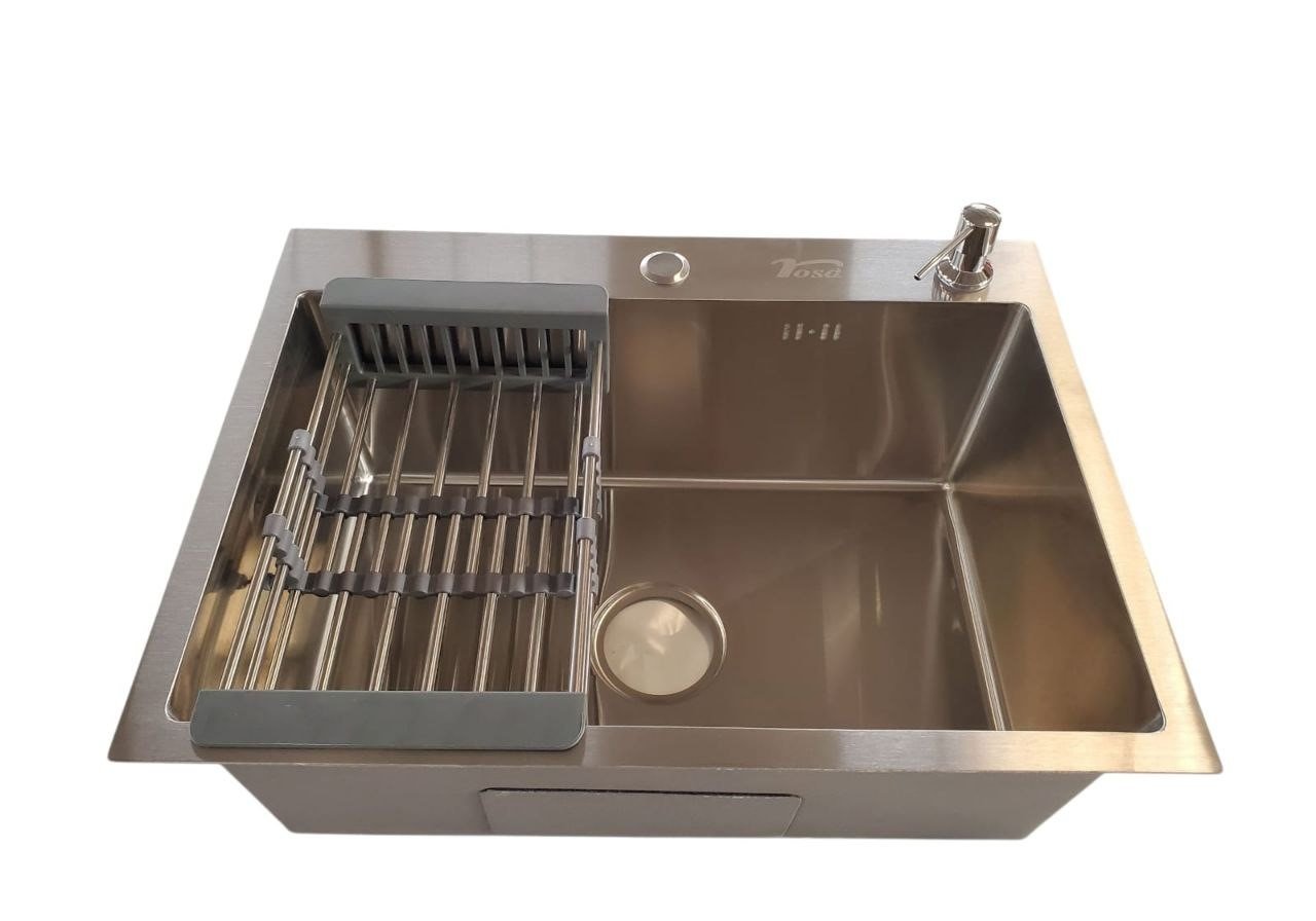 Evier simple en inox 60*45